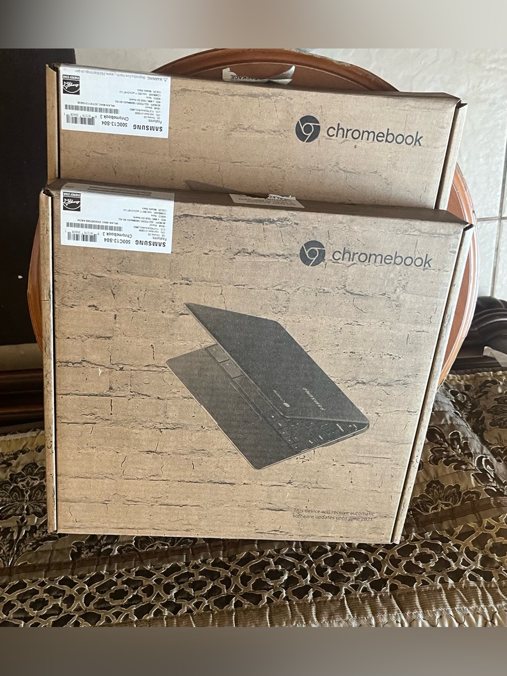 Two Samsung Chromebooks 3